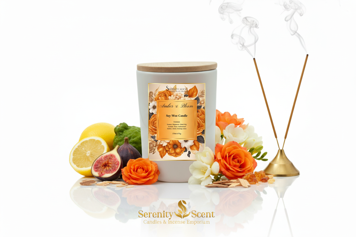 Amber & Bloom 15oz White