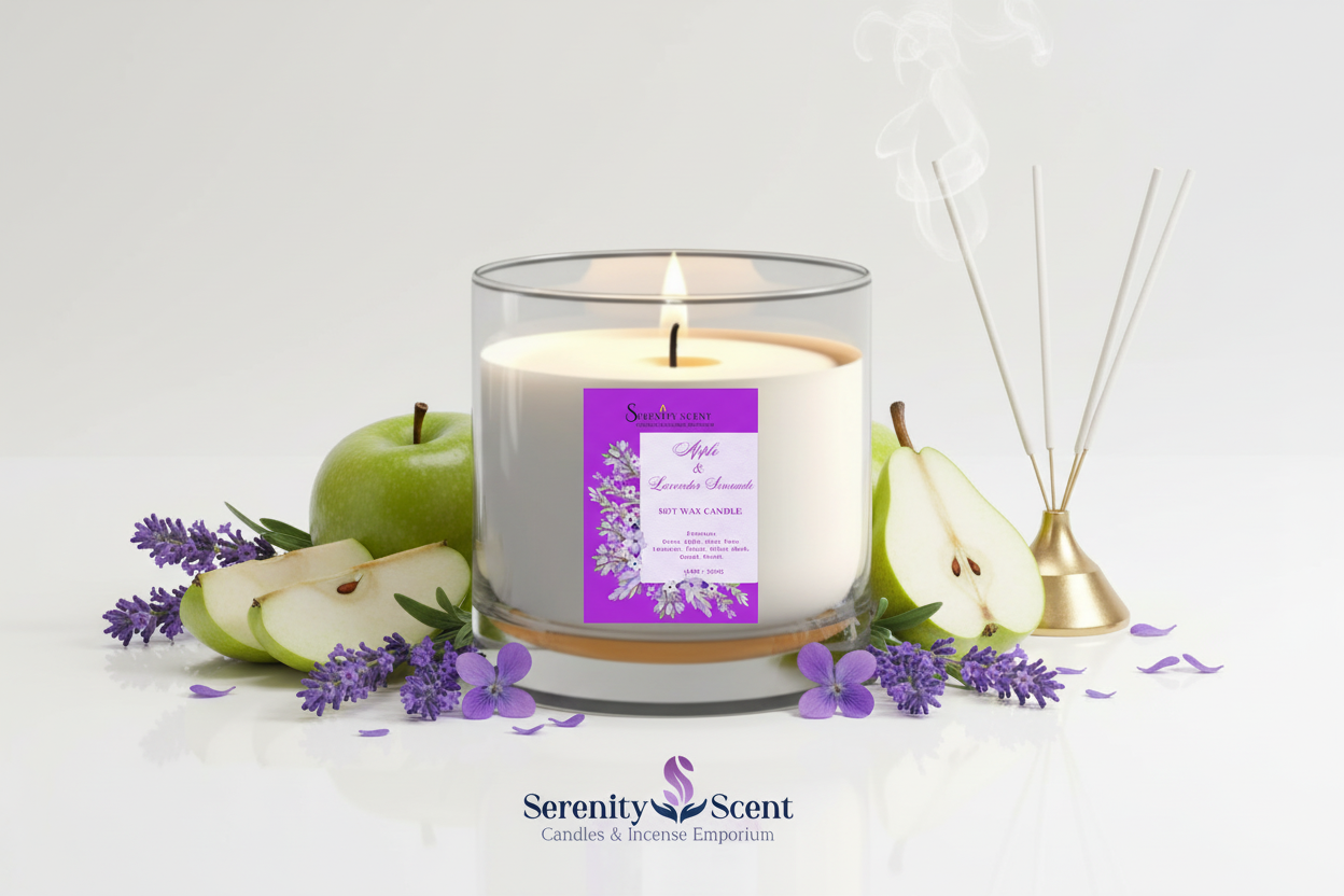 Apple & Lavender Serenade 21oz White