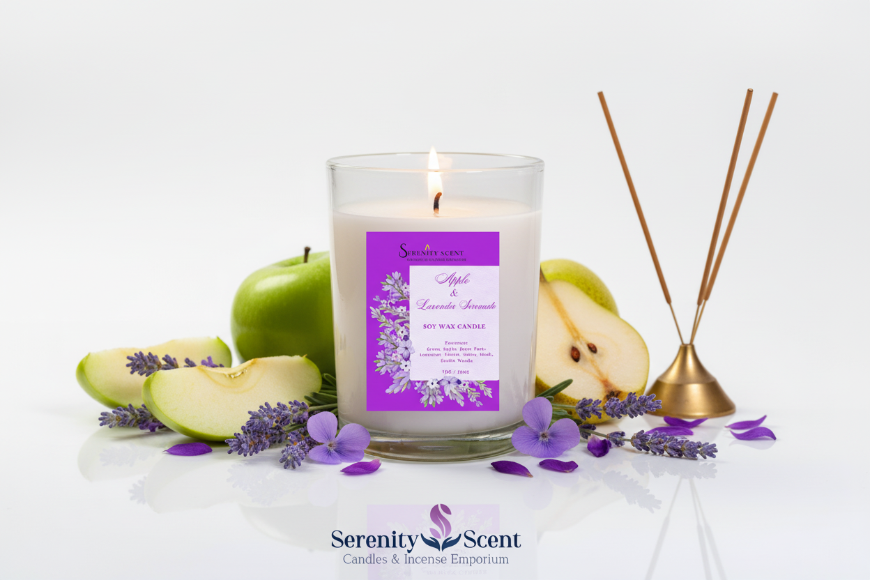 Apple & Lavender Serenade 7oz White