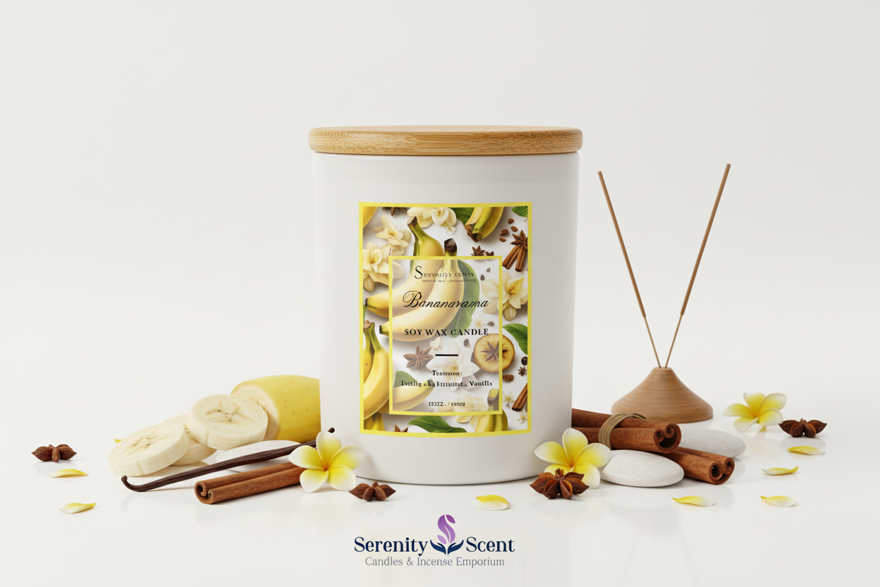 Bananarama 15oz Ceramic White Background - Bigger Label