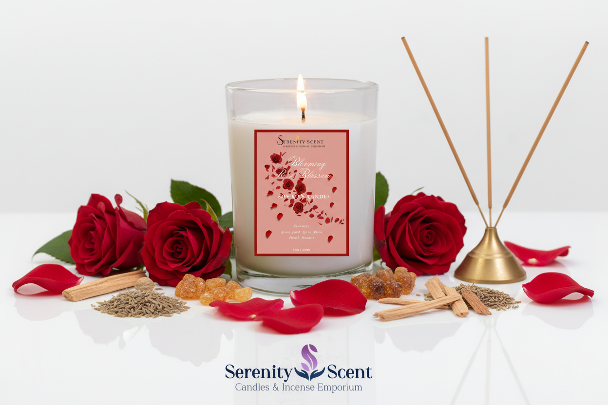 Blooming Rose Blossom 7oz White