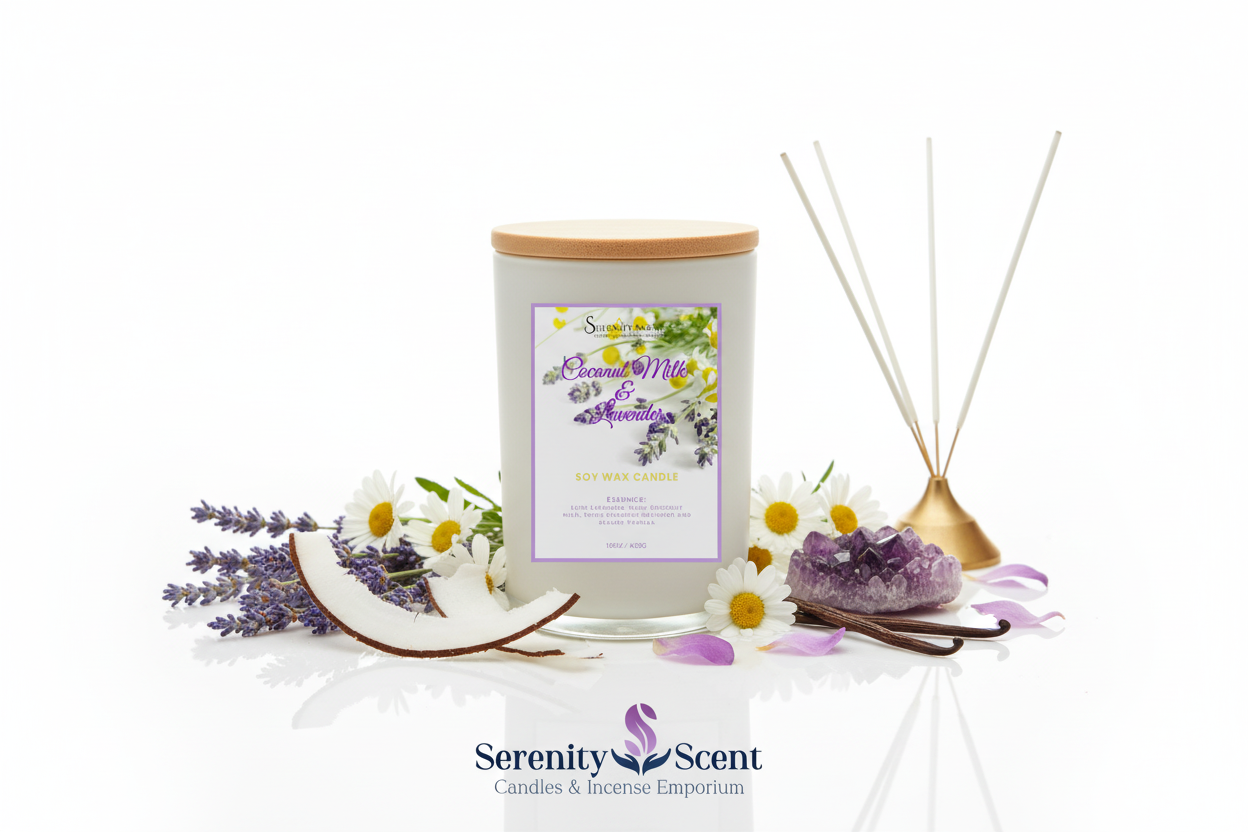 Coconut Milk & Lavender 15oz White