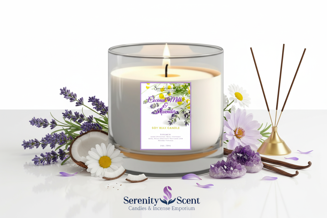 Coconut Milk & Lavender 21oz White