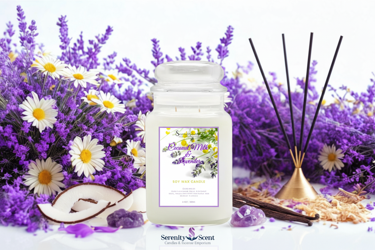 Coconut Milk & Lavender 24oz White