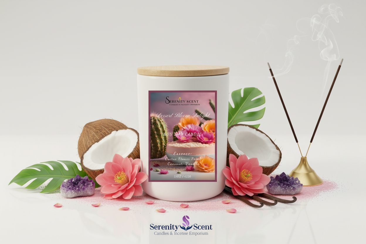 Desert Bloom 15oz White