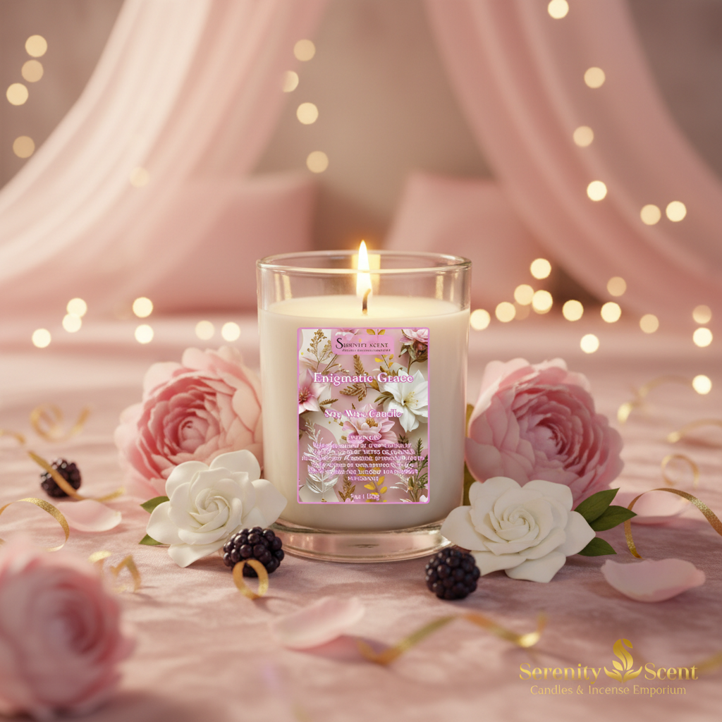 Enigmatic Grace 7oz Bedroom Background