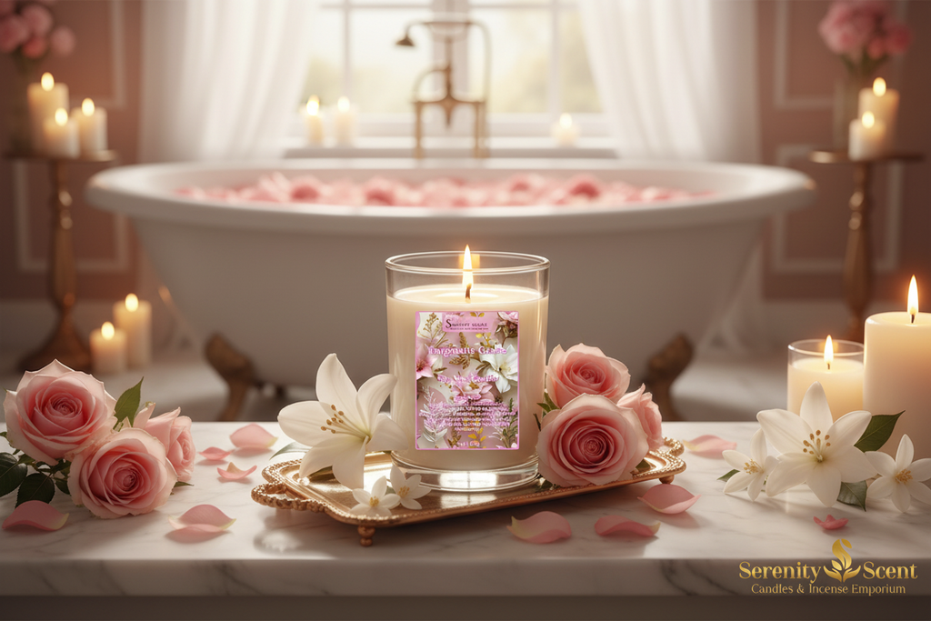 Enigmatic Grace 7oz Spa Background