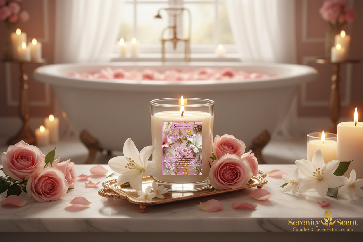 Enigmatic Grace 7oz Spa Background