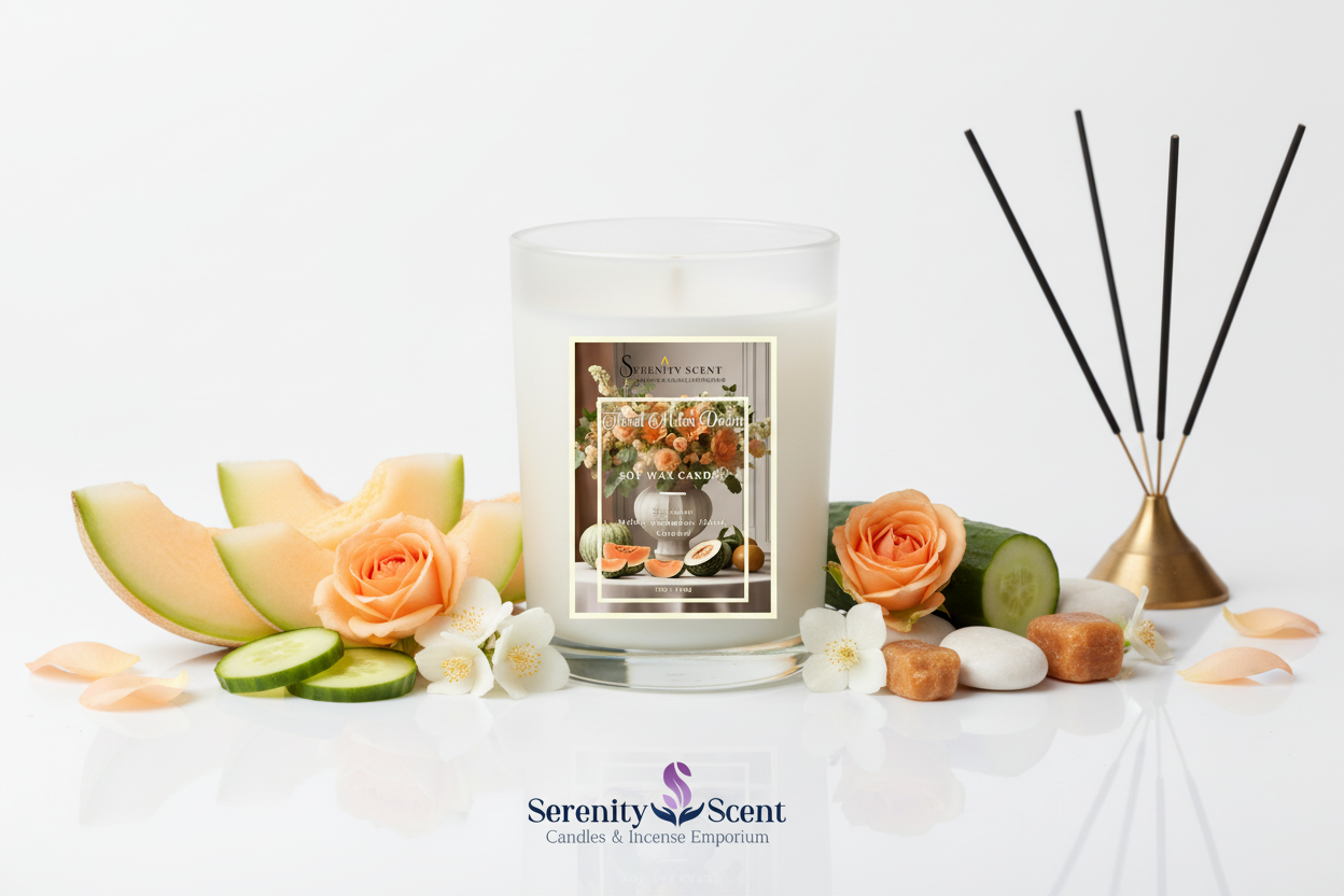 Floral Melon Dream 7oz White