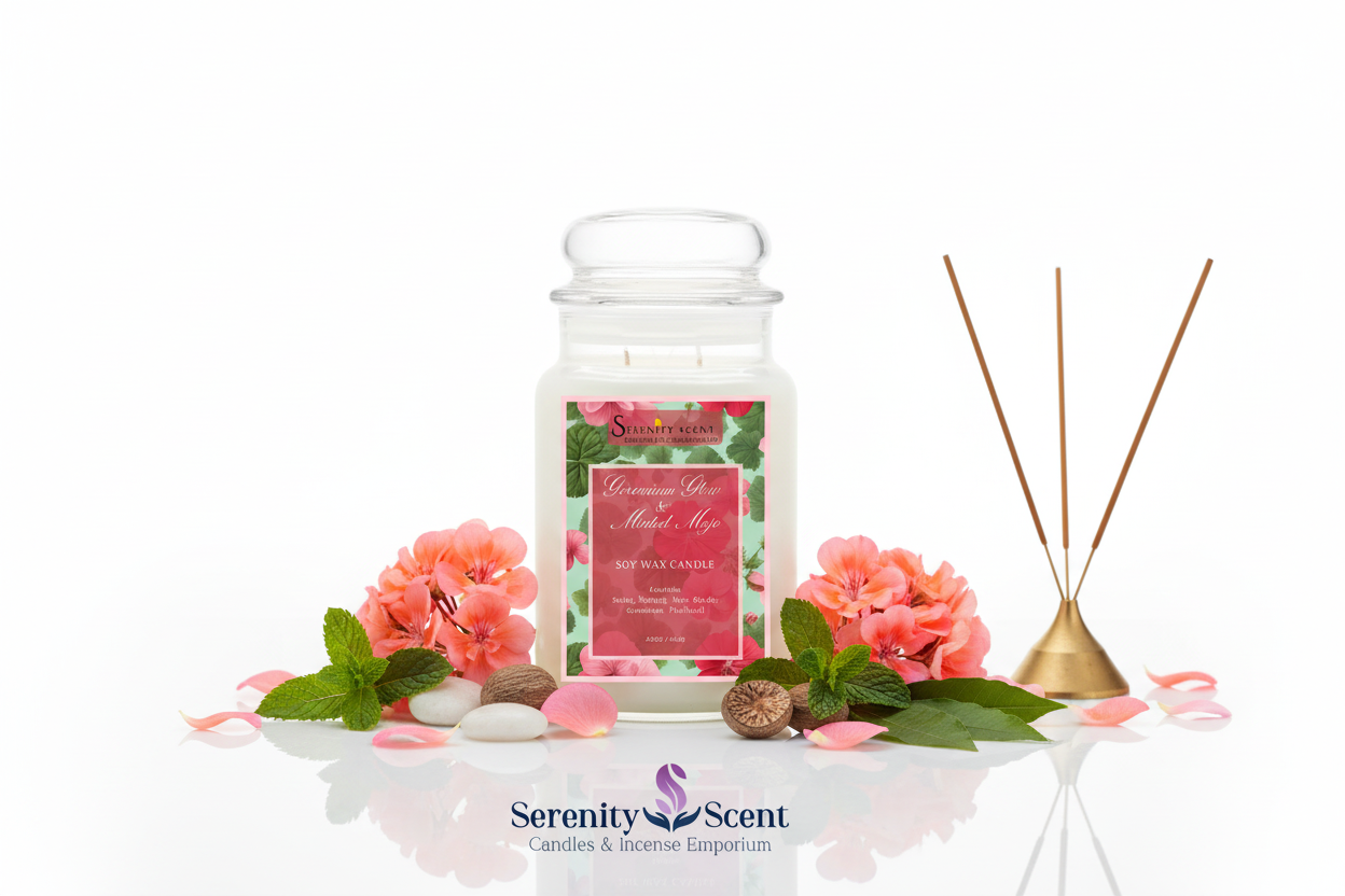 Geranium Glow 24oz White