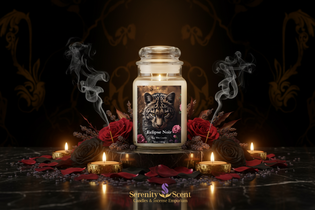Eclipse Noir hero banner – luxury candle collection