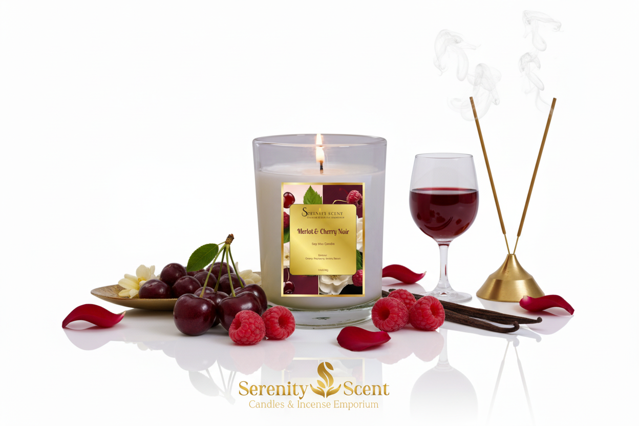 Merlot & Cherry Noir 7oz White