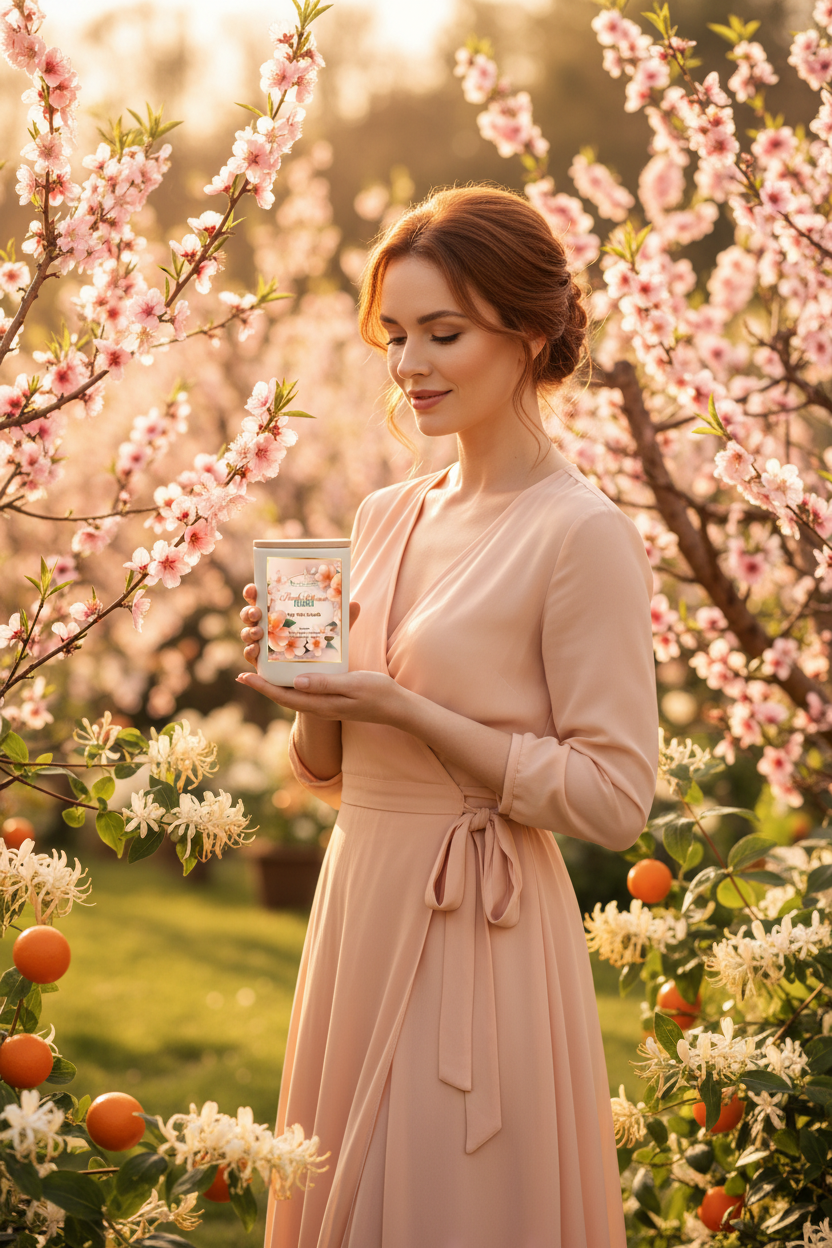 Peach Blossom 15oz Lifestyle