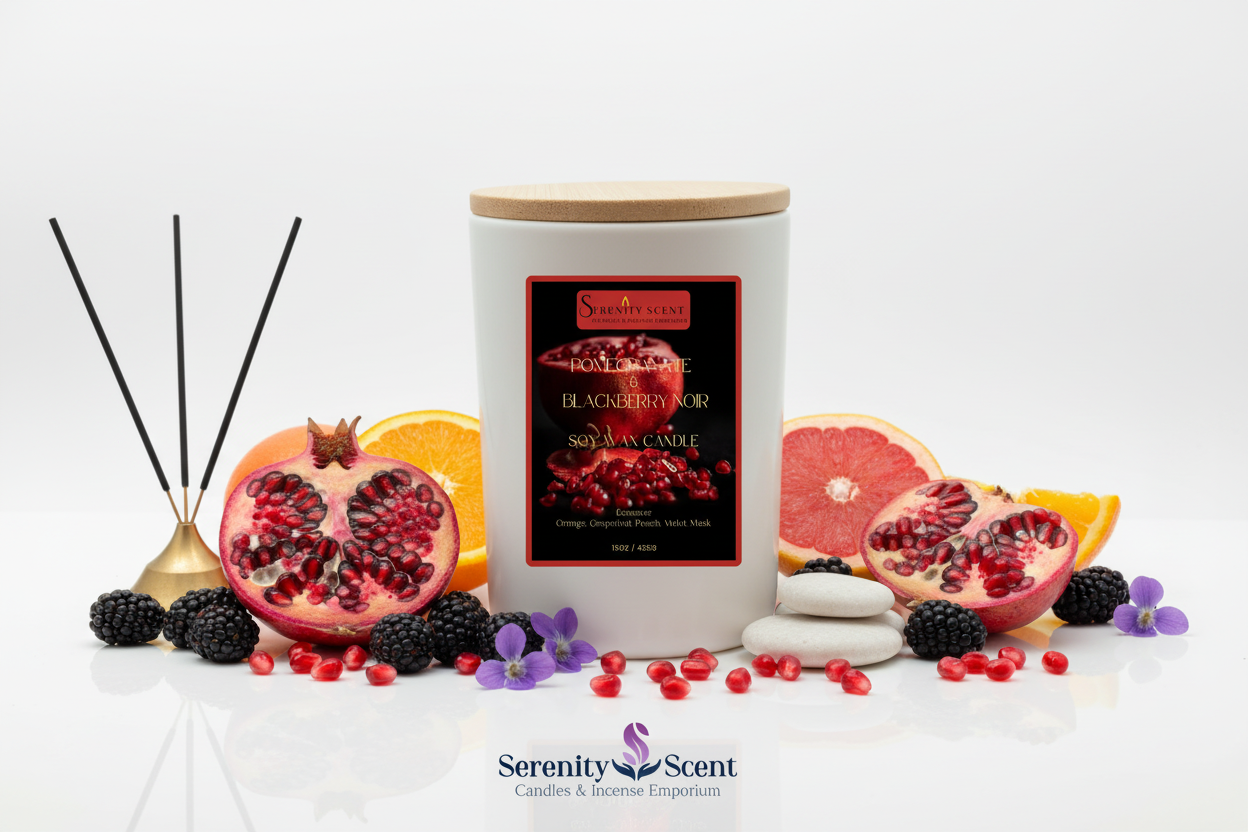 Pomegranate & Blackberry Noir 15oz White