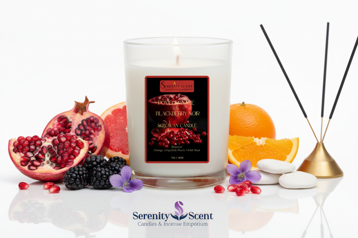 Pomegranate & Blackberry Noir 7oz White