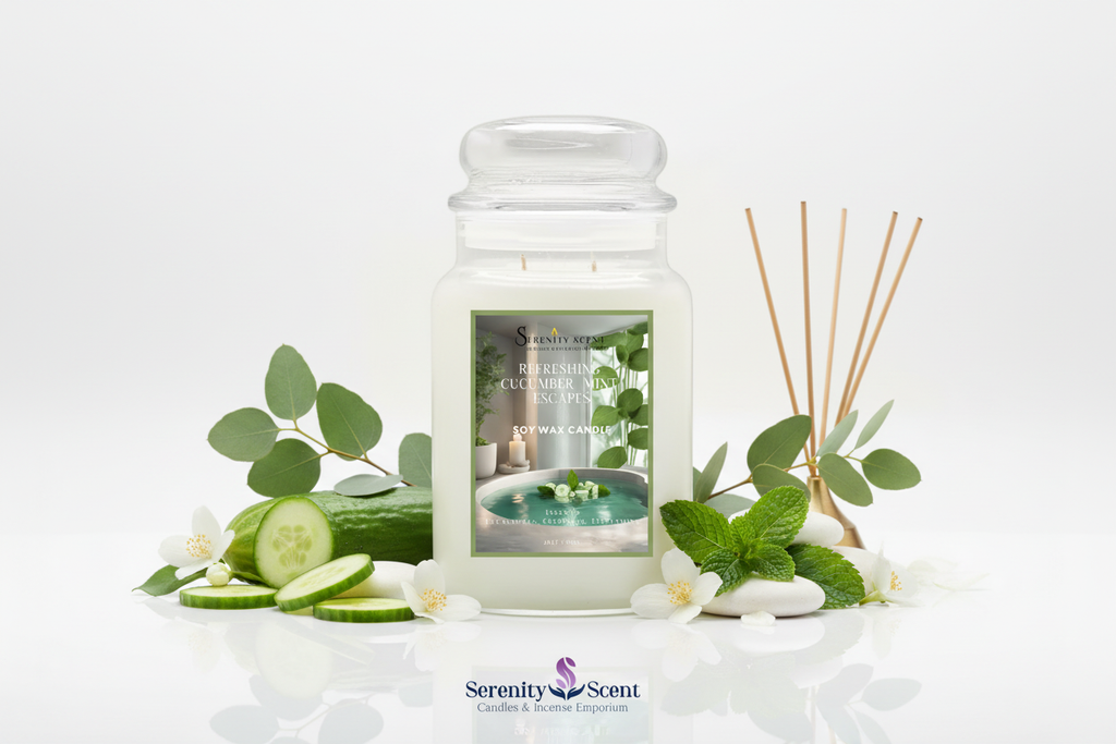 Refreshing Cucumber Mint 24oz White
