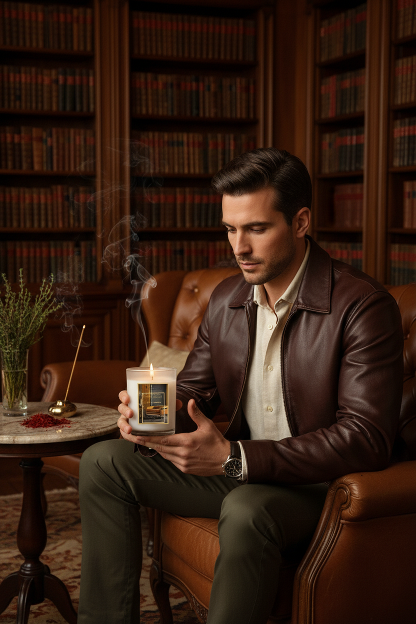 Scent Of The Italian Leather 7oz Lifestyle