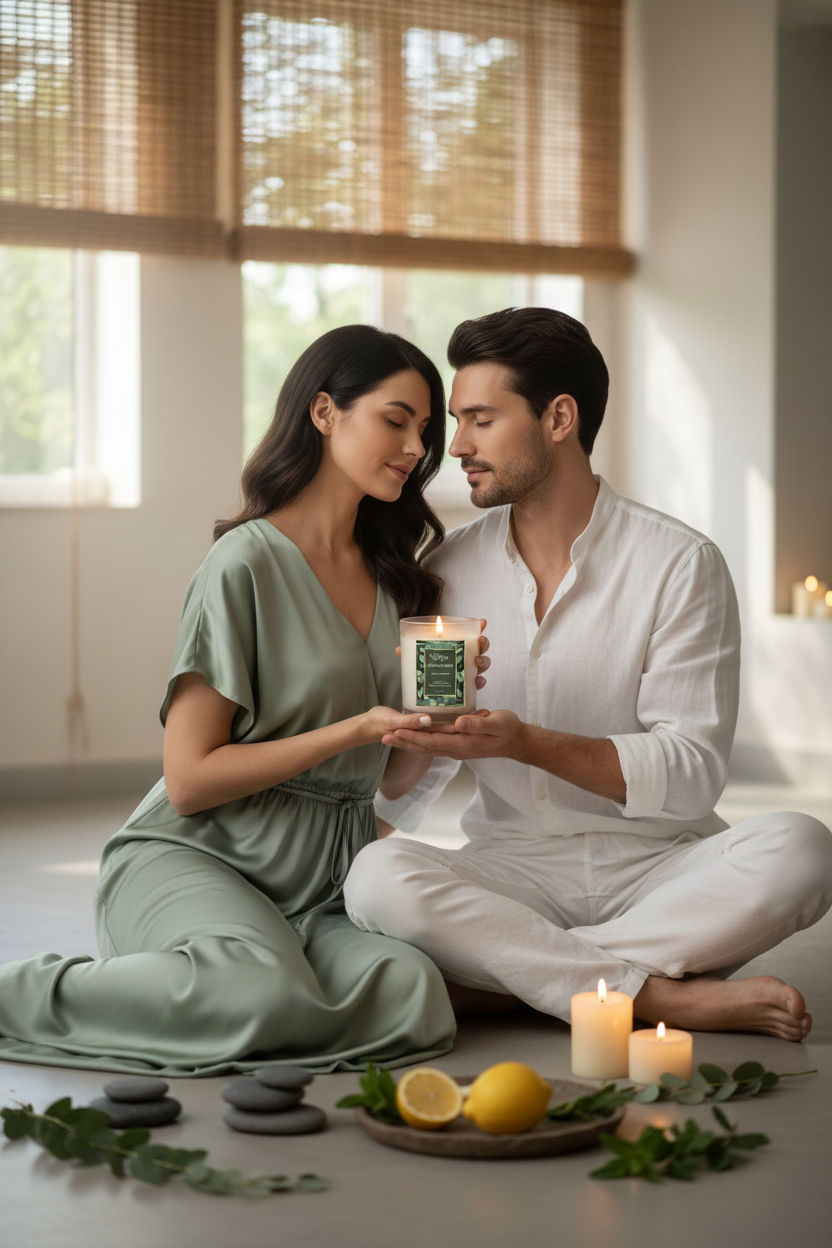 Uplifting Eucalyptus & Spearmint 7oz Lifestyle